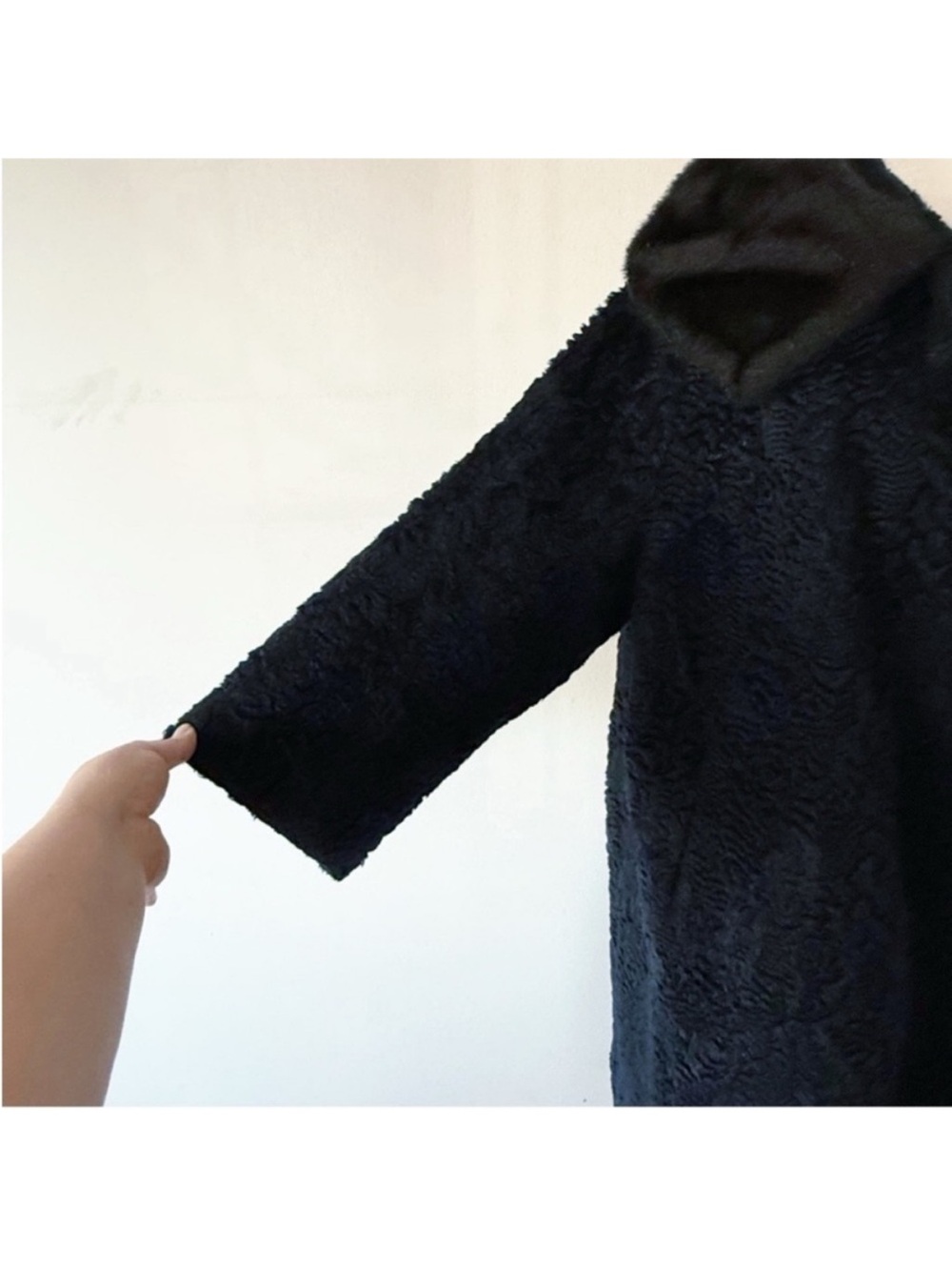 Vintage Women Penny Lane Maxi Coat 50s 60s Dark Retro Whimsigoth Grunge Indie - Picture 3 of 13